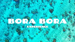 Shades Of Blue Tropical Beach, Ocean, Nature Motu Tane | Bora Bora, French Polynesia 🇵🇫 | 4K Travel