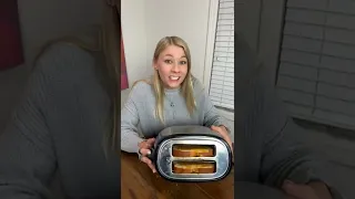 EASIEST TOASTER GRILLED CHEESE #shorts