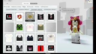 ¡viendo camisetas de roblox y haciendo avatares de roblox de robux vs 0 robux!😸