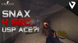 CS:GO - Snax 4 SECONDS USP ACE?!