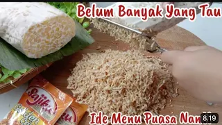 Tidak Perlu membeli Mahal ! Jika Kamu Punya Tempe Coba di Parut Seperti ini