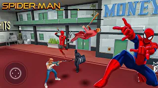 SPIDER-MAN POLICE KE BICH FIGHT HO GAI 🕸️