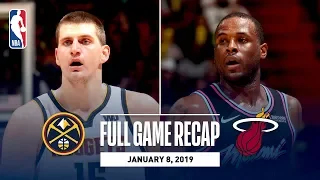 Full Game Recap: Nuggets vs Heat | Jokic Records 20th Career Triple-Double