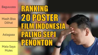 RANKING 20 POSTER FILM INDONESIA DENGAN PENONTON TERENDAH 2022