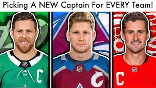 Picking A New Captain For EVERY NHL Team! (Hockey Rankings/Picks & Red Wings/Stars/Avs Rumors Talk)