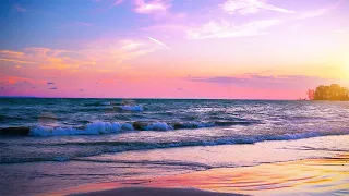 Relaxing Music and Ocean Waves • Beautiful Piano, Sleep Music, Stress Relief Music