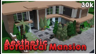 Roblox | Bloxburg: 30k Aesthetic Botanical Modern Mansion (NO LARGEPLOT) - 1/3