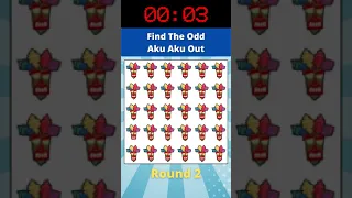 Crash Bandicoot Quiz: Can You Master This Challenge In 20 Seconds?⚡🤡😁(FIND ODD ONE OUT) #shorts