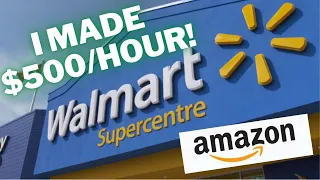 I RETAIL ARBITRAGE WALMART & MADE $500 AN HOUR | Amazon FBA