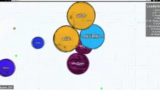 Забавные моменты в agar.io