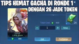 TIPS HEMAT GACHA EVENT KUNGFU PANDA DI RONDE 1 PAKAI 26 JADE TOKEN - MOBILE LEGENDS