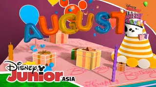 August 2022 | Birthday Book | Disney Junior Asia