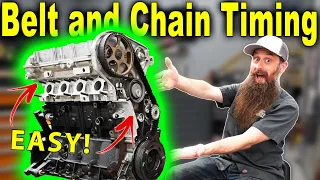 How To PROPERLY Time VW/Audi 1.8t 20v Engine ~ Belt and Chain