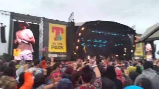 Pharrell Williams Get Lucky T in the Park 2014