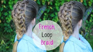 How to  : French loop braid | Braidsandstyles12