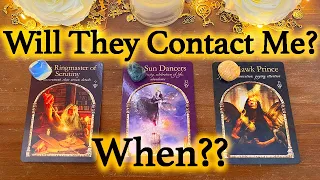 🤔WILL THEY CONTACT ME? WHEN? | WHY HAVEN'T THEY REACHED OUT? 🔮Pick A Card🔮 | Tarot Reading(Timeless)