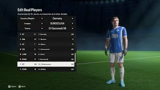 EA SPORTS FC 24 - SV Darmstadt 98 - Player Faces and Ratings