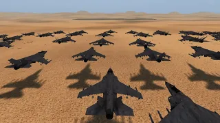 100 Fighter Jets VS 40,000 Modern Soldiers | Ultimate Epic Battle Simulator 2