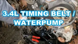 TOYOTA 3.4L 5VZ-FE Timing Belt / Water Pump V6 tundra tacoma 4runner t100 P1