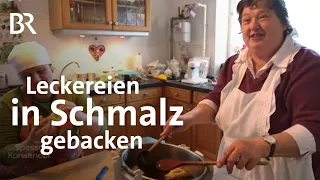 Aufwändiges Schmalzgebäck: Die "Harrischen" aus Oberfranken | Zwischen Spessart und Karwendel | BR