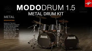MODO DRUM 1.5 Metal drum kit - get realistic, natural and customizable drum tracks