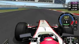 F1 2011 DRS and KERS in use in Tvstyle for rFactor 2011 F1MG mod