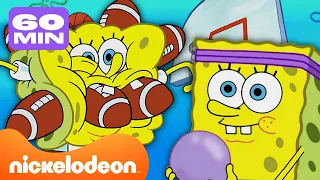 SpongeBob | Wszystkie sportowe wydarzenia z Bikini Dolnego! ⚽️ | Godzinne zestawienie scen