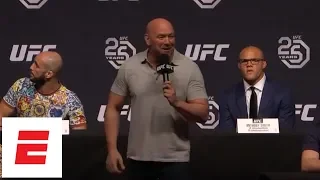 UFC 25th anniversary press conference | ESPN