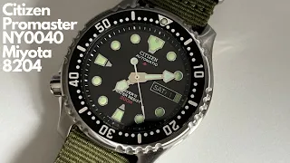 The Brand New And Updated Citizen Promaster NY0040-09E With Watch Movement Miyota 8204 (Unboxing)