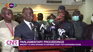 Minority to drag Speaker of Parliament to Supreme Court over suspension of parliament | Citi News