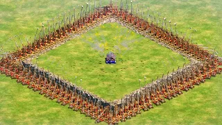 100 TREBS vs 1 SIEGE RAM 😨 WOW! Age of Empires 2