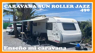 My CARAVANA SUN ROLLER JAZZ 490 inside and out completely