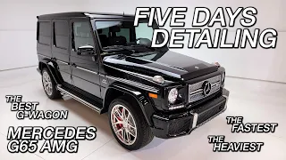 Mercedes Benz AMG G65 V12 after 5 days of Detailing