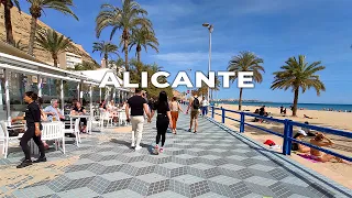 4K Alicante Spain 🇪🇸 - Walking Tour 2023 | Costa Blanca 2023