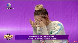 Bravo, ai stil!-Nicoleta in lacrimi! Regina cu nervii la pamant:,,Mă cam enervează figurile astea.."