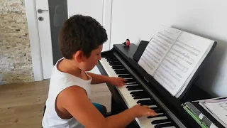 Mozart 40 senfoni G minor piano easy version.Mozart 40.senfoni kolay piyano notaları