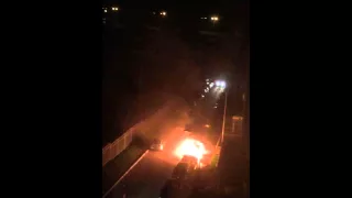 поджог автомобиля во дворе Нижнего Новгорода