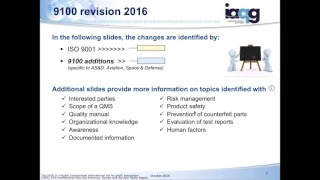 AS9100D 2016 Clause-by-Clause Presentation