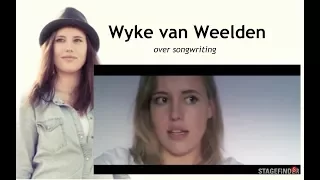 Wyke van Weelden over het schrijven van liedjes...