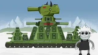 Cartoon about tanks "Birth of soviet monster KV 44"