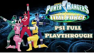 Saban's Power Rangers Time Force PS1 | No Death 100% Playthrough