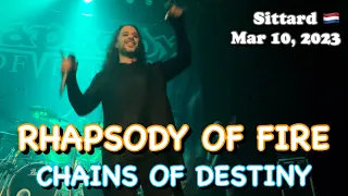 Rhapsody of Fire - Chains of Destiny @Poppodium Volt, Sittard, NL 🇳🇱 March 10, 2023 LIVE HDR 4K