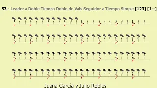 Los Ritmos del Tango - 53 - Leader a Doble Tiempo de Vals - Seguidor a Tiempo Simple [123] - [1- -]