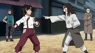 Neji uses his byakugan to see Tenten's underwear | Sakura And Hinata Fight Over Naruto [Eng Dub]