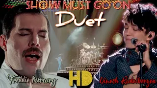 Show Must Go On - Freddie Mercury - Dimash Kudaibergen. Duet edition. HD Audio.