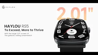 Unveiling the HAYLOU RS5: Get Ready for the Ultimate Smartwatch Experience