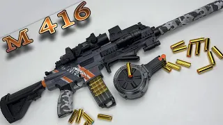 M416 Shell Ejecting Rifle Toy Gun Shooting Test