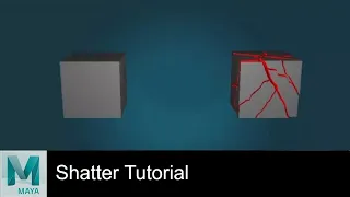 Destroy Object in Unity: Create Cracked Object in Maya Using Shatter Effect