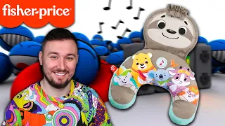 Подушка для игры на животике Fisher-Price Веселый ленивец