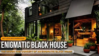Enigmatic Black House : The Unique of Modern Architecture with Aesthetic Boldness